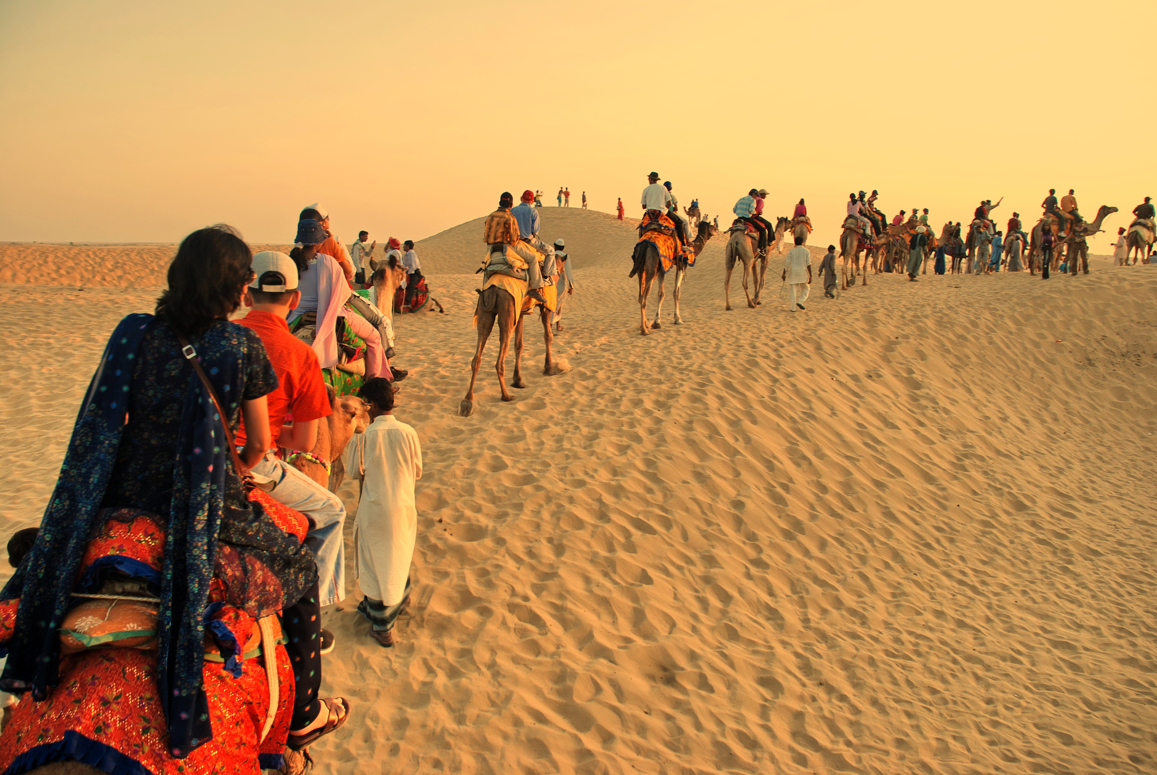 camel safari in rajasthan